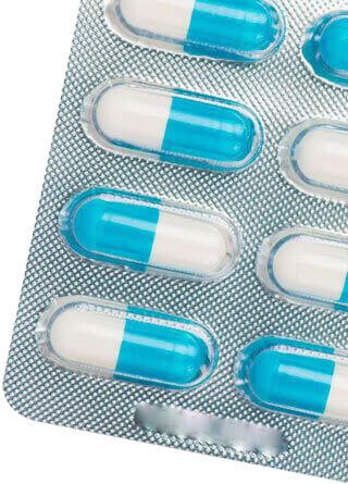 Blue and White Pills